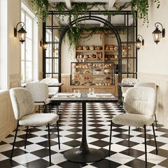 Spot Black Bistro Table - Ornate Home