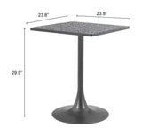 Spot Black Bistro Table - Ornate Home