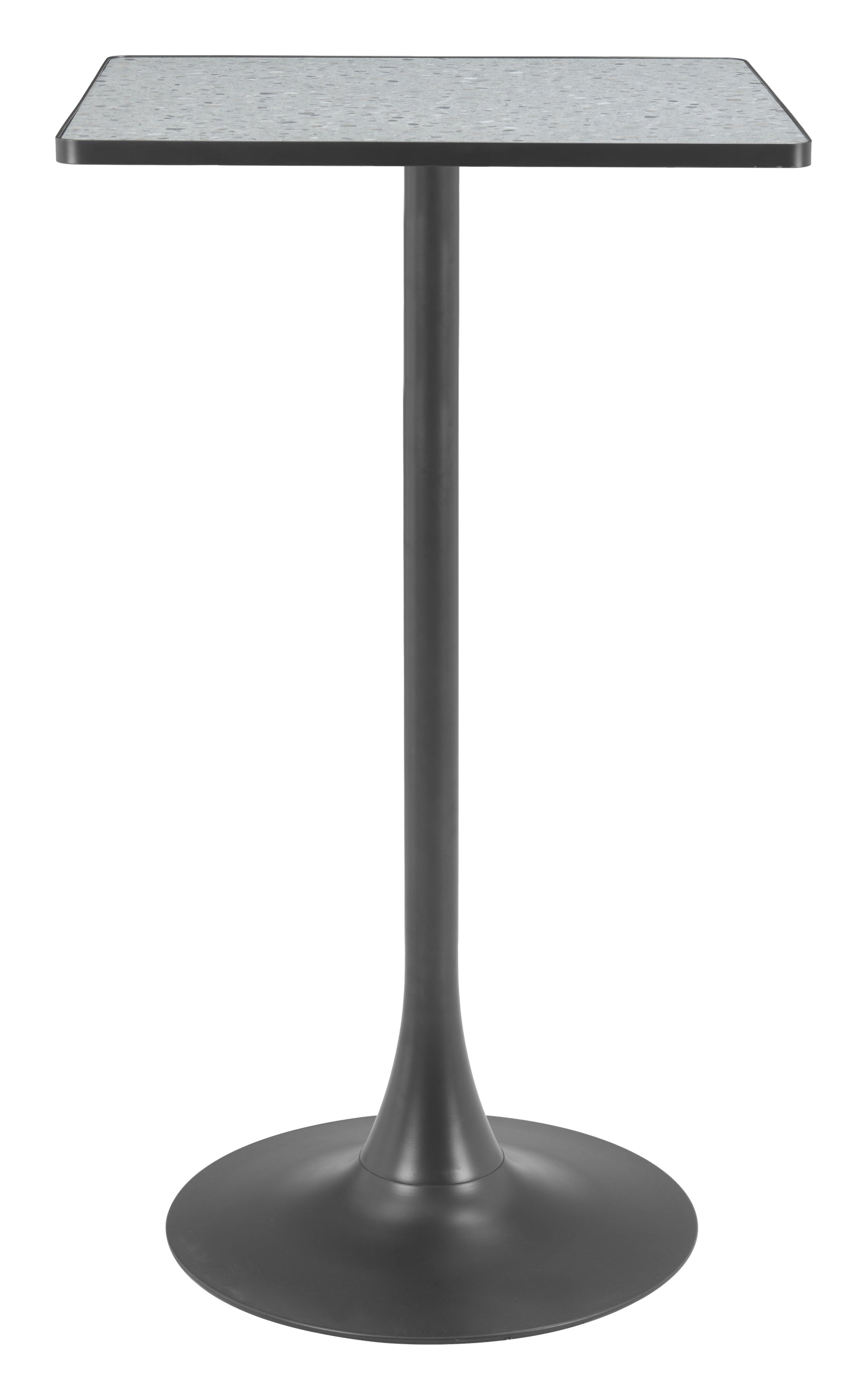 Spot Gray & Black Bar Table - Ornate Home