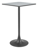 Spot Gray & Black Bar Table - Ornate Home