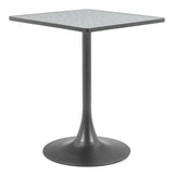 Spot Gray & Black Bistro Table - Ornate Home