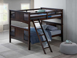 Spring Creek Dark Walnut Full/Full Bunk Bed - Ornate Home