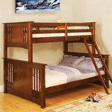 Spring Creek Oak Twin/Full Bunk Bed - Ornate Home