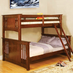 Spring Creek Oak Twin/Full Bunk Bed - Ornate Home