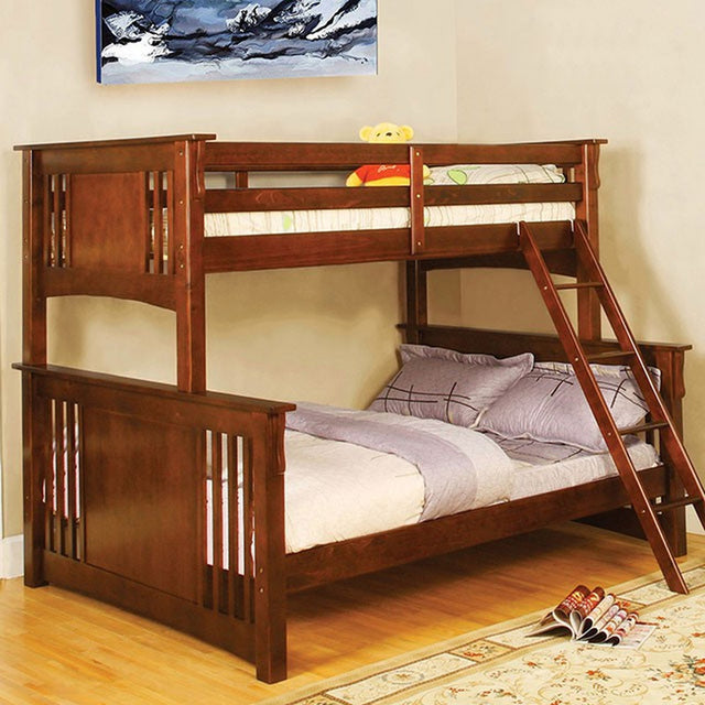 Spring Creek Oak Twin/Full Bunk Bed - Ornate Home