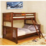 Spring Creek Oak Twin/Full Bunk Bed - Ornate Home