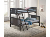 Spring Creek Stain Gray Twin/Full Bunk Bed - Ornate Home