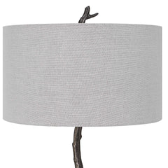 Spruce Black/Bronze Rustic Floor Lamp - Ornate Home