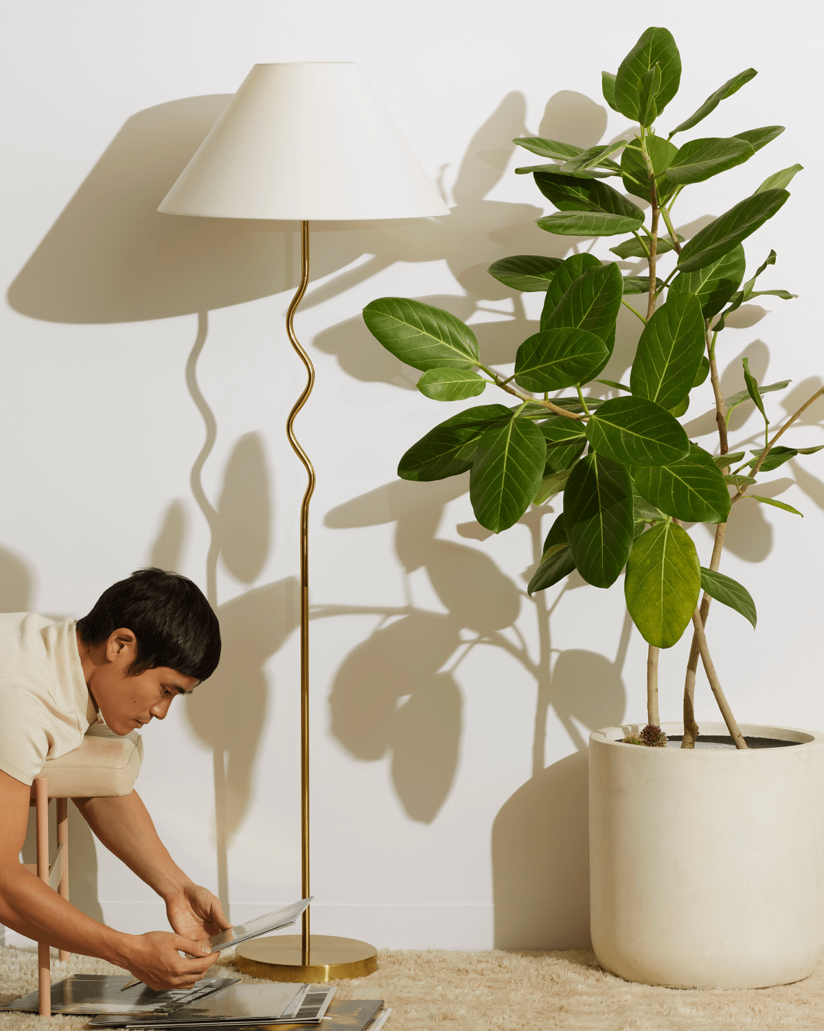 Squiggle Floor Lamp - Ornate Home