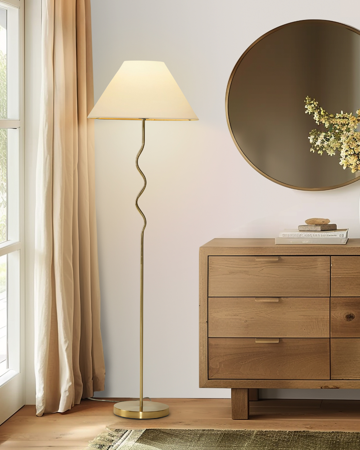 Squiggle Floor Lamp - Ornate Home