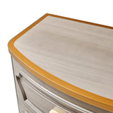 St. Charles Dove Gray 5-Drawer Highboy Chest - Ornate Home