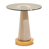 St. Charles Dove Gray Chairside Table - Ornate Home