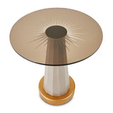 St. Charles Dove Gray Chairside Table - Ornate Home