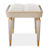 St. Charles Dove Gray/Cirrus Bench - Ornate Home