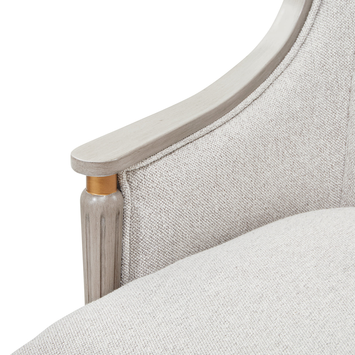 St. Charles Dove Gray/Cirrus Dining Arm Chair (Set of 2) - Ornate Home