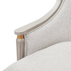 St. Charles Dove Gray/Cirrus Dining Arm Chair (Set of 2) - Ornate Home
