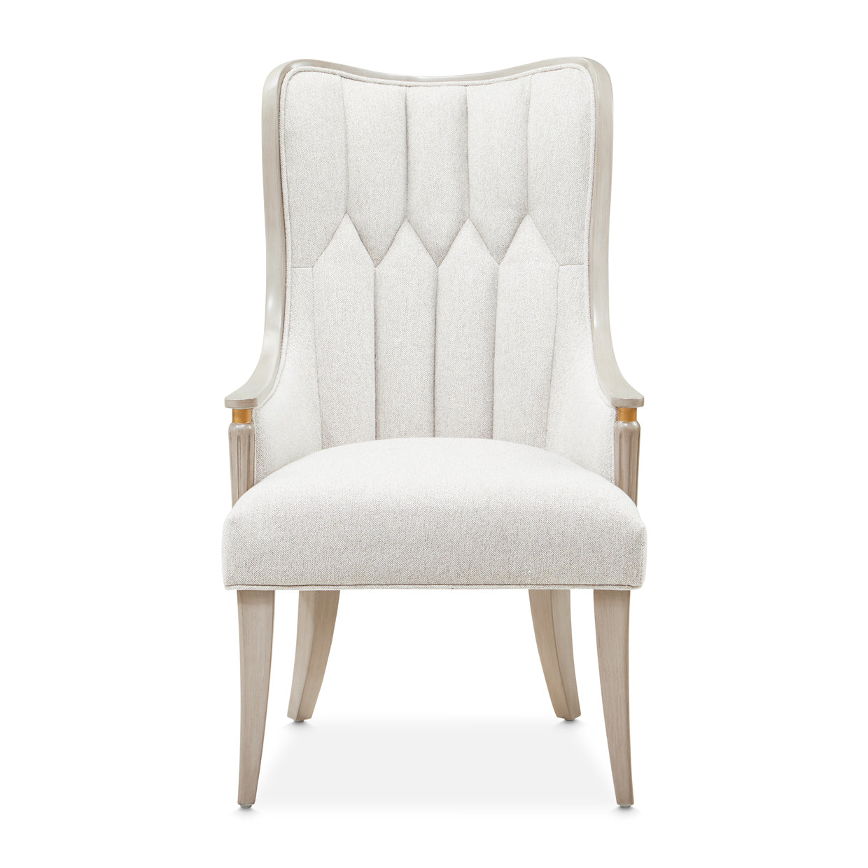 St. Charles Dove Gray/Cirrus Dining Arm Chair (Set of 2) - Ornate Home