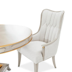 St. Charles Dove Gray/Cirrus Dining Arm Chair (Set of 2) - Ornate Home