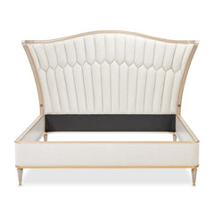 St. Charles Dove Gray/Cirrus Upholstered Bed - Ornate Home