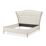 St. Charles Dove Gray/Cirrus Upholstered Bed - Ornate Home