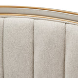 St. Charles Dove Gray/Cirrus Upholstered Bed - Ornate Home