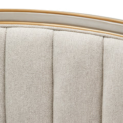 St. Charles Dove Gray/Cirrus Upholstered Bed - Ornate Home