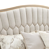 St. Charles Dove Gray/Cirrus Upholstered Bed - Ornate Home