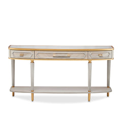 St. Charles Dove Gray Console Table - Ornate Home