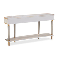 St. Charles Dove Gray Console Table - Ornate Home