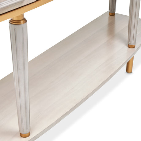 St. Charles Dove Gray Console Table - Ornate Home