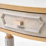 St. Charles Dove Gray Console Table - Ornate Home