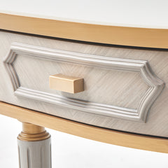 St. Charles Dove Gray Console Table - Ornate Home