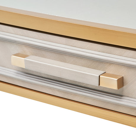 St. Charles Dove Gray Console Table - Ornate Home