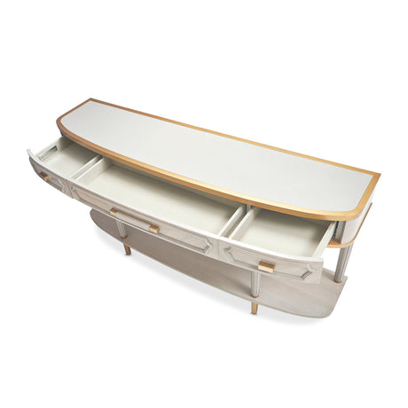 St. Charles Dove Gray Console Table - Ornate Home