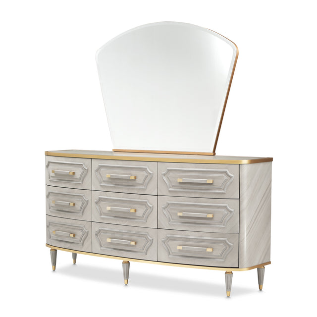 St. Charles Dove Gray Dresser & Mirror Dove Gray - Ornate Home
