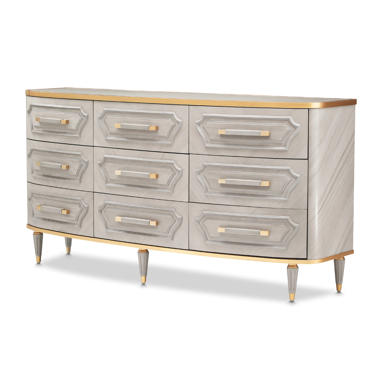 St. Charles Dove Gray Dresser - Ornate Home