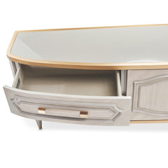 St. Charles Dove Gray Media Cabinet - Ornate Home