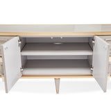 St. Charles Dove Gray Media Cabinet - Ornate Home