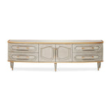 St. Charles Dove Gray Media Cabinet - Ornate Home