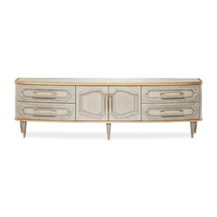 St. Charles Dove Gray Media Cabinet - Ornate Home