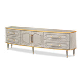 St. Charles Dove Gray Media Cabinet - Ornate Home