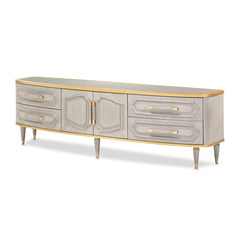 St. Charles Dove Gray Media Cabinet - Ornate Home
