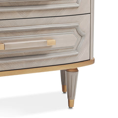 St. Charles Dove Gray Media Cabinet - Ornate Home