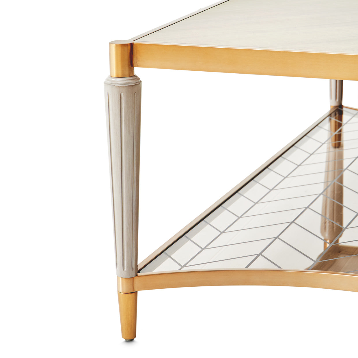 St. Charles Dove Gray Rectangular Cocktail Table - Ornate Home