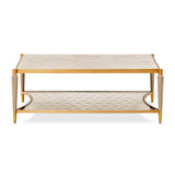 St. Charles Dove Gray Rectangular Cocktail Table - Ornate Home