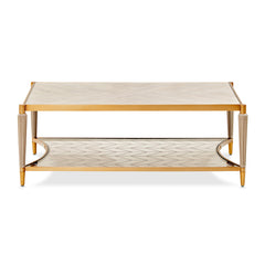St. Charles Dove Gray Rectangular Cocktail Table - Ornate Home