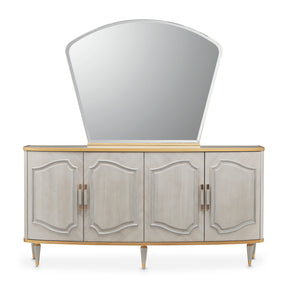 St. Charles Dove Gray Sideboard & Mirror - Ornate Home