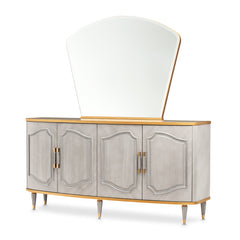 St. Charles Dove Gray Sideboard & Mirror - Ornate Home