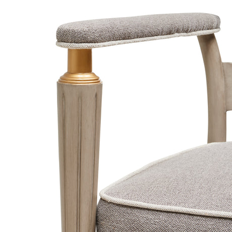 St. Charles Dove Gray/Stratus Accent Chair - Ornate Home