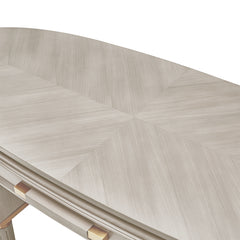 St. Charles Dove Gray Vanity Desk & Mirror - Ornate Home